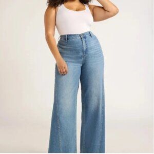 Sofia by Sofia Vergara Diana Super Hi-Rise Palazzo Jeans size 24W